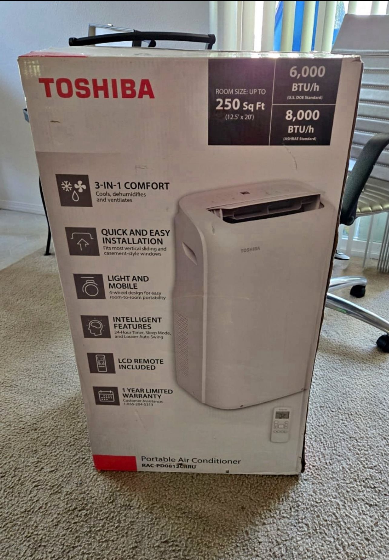 Toshiba Air Conditioner. New