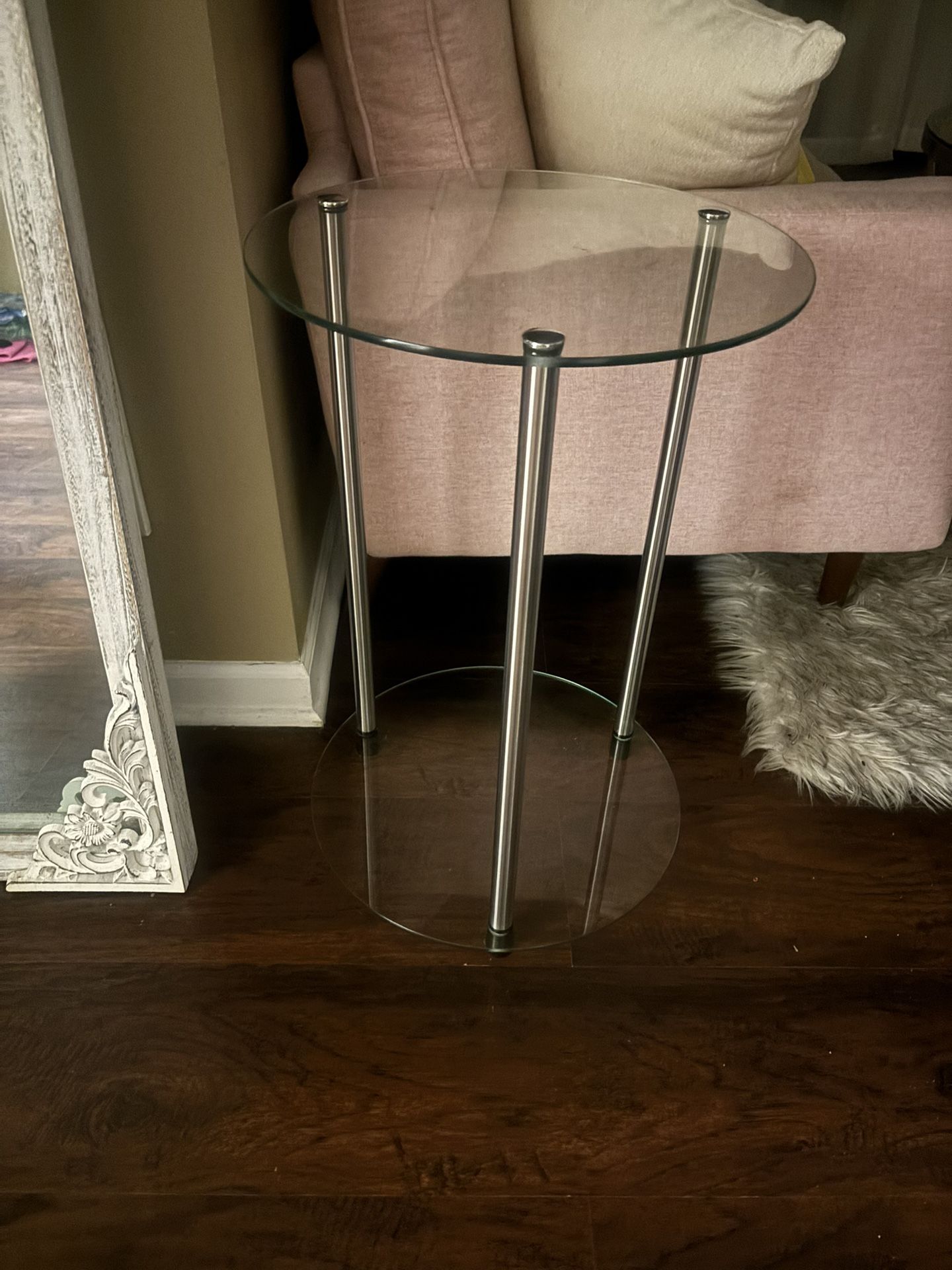 Glass Side Tables – Set of 3