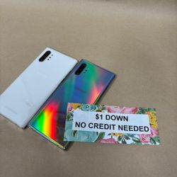 Samsung Galaxy Note 10 Plus - Only $1 Today Pay The Rest Later! 