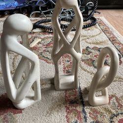 Vintage Soapstone Carved Figures