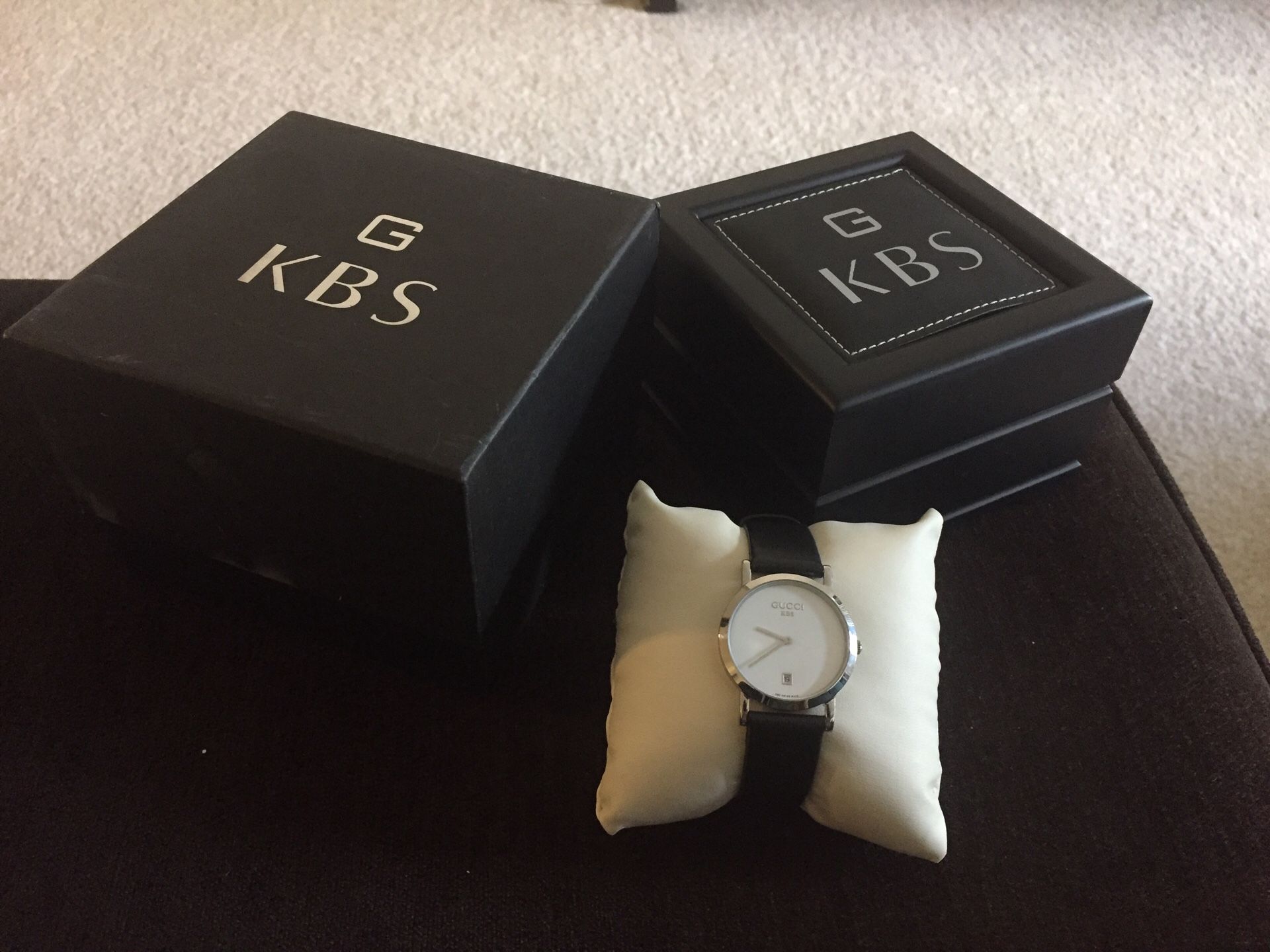 Brand new Gucci KBS watch Water resistance and Genuine Leather band