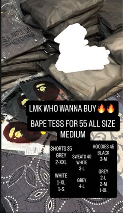 ESSENTIAL HOODIES SHORTS SWEAT BAPE  TEES ALOCS LV BELTS