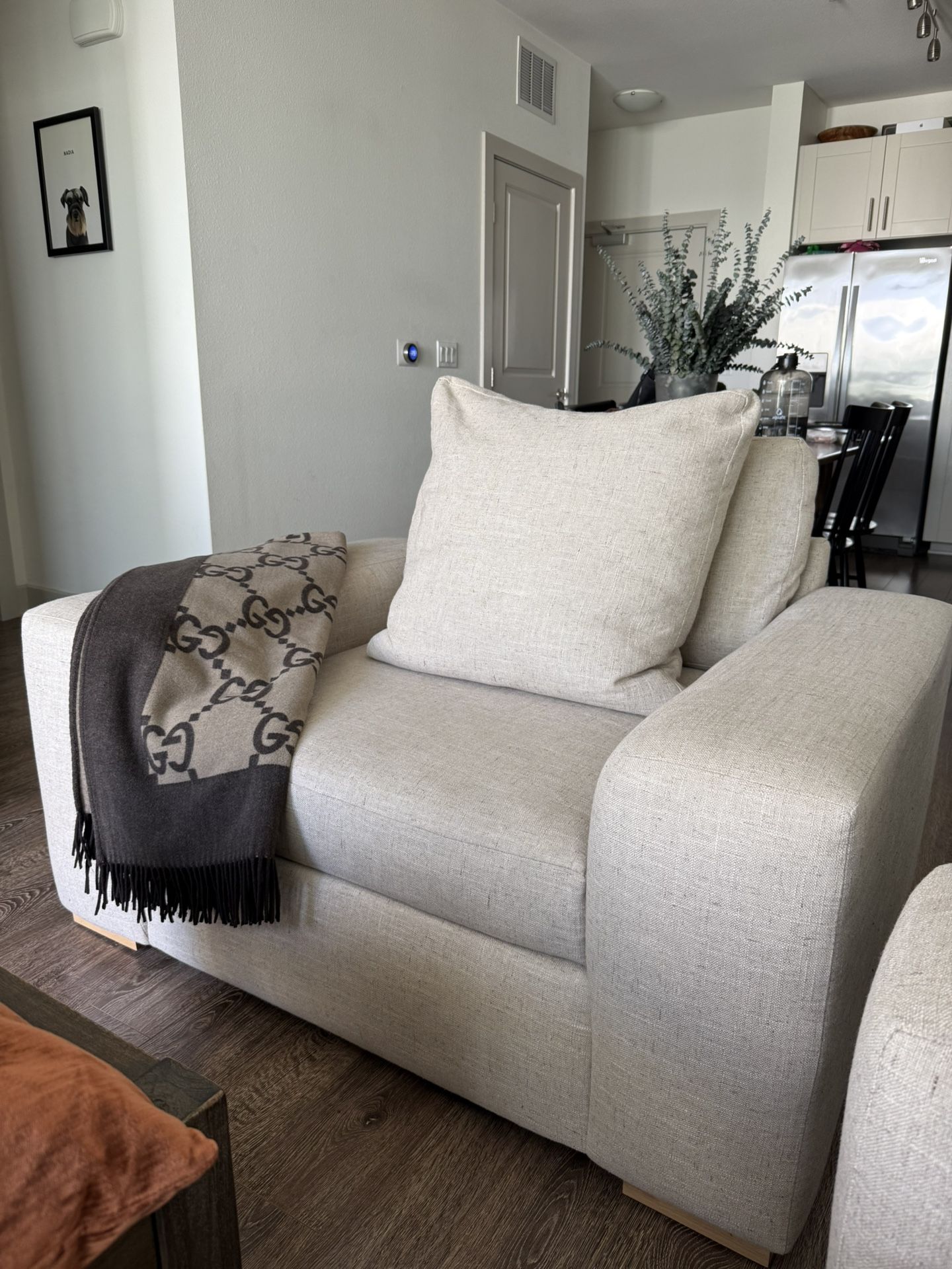Linen Side Chair 