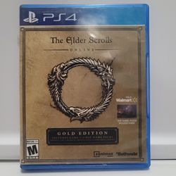 The Elder Scrolls Online Gold Edition PS4 Playstation 4 Bethesda Walmart Poster