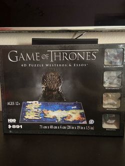 Game of Thrones 4D puzzle Westeros & Essos
