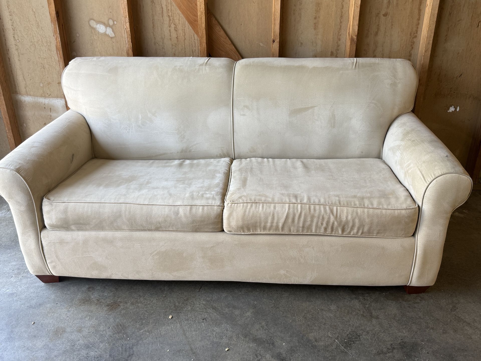 Loveseat with hide-a-bed