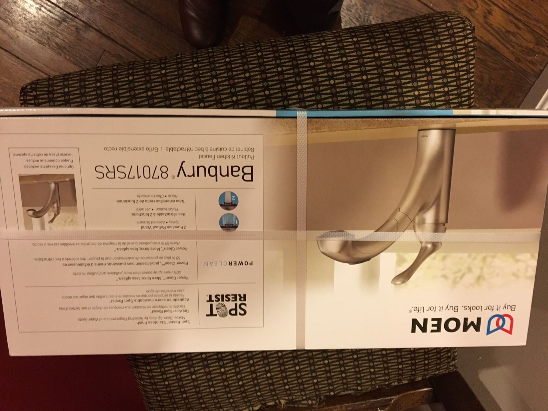 Moen pullout kitchen faucet gently used