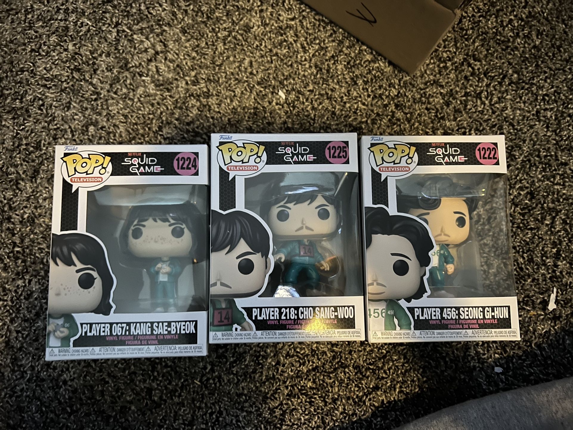 Squid Games Funko Pops