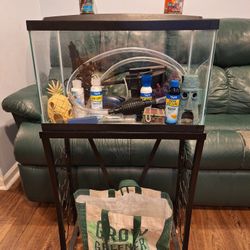 Fish tank And Stand.  All In Photos Are Included