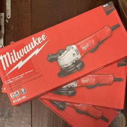 Milwaukee 11 Amp Corded 4-1/2 in Angle Grinder with Lock-On Paddle Switch 6142-31