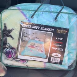 Twin size Ballerina blanket 