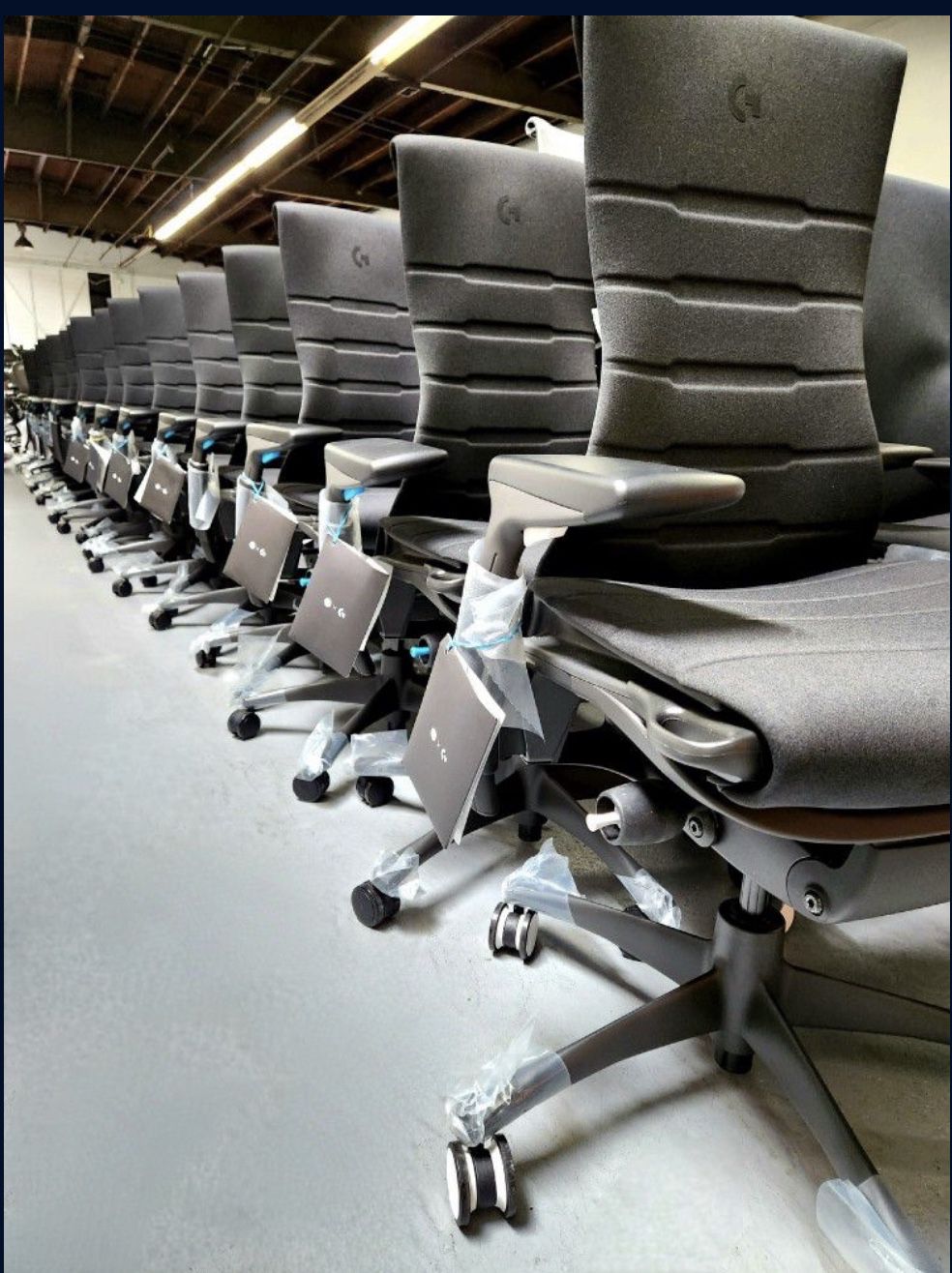 LARGEST INVENTORY OF HERMAN MILLER EMBODY CHAIRS STANDARD & LOGITECH ALL IN STOCK PICK-UP🔥DELIVERY🔥SHIPPING🔥 GUARANTEED LOWEST PRICES🔥