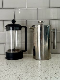 Set of 2 French Press 4-cup Cafetière