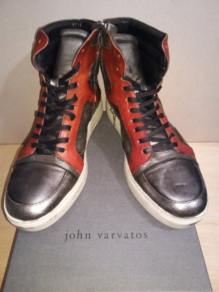 Barney's New York John Varatos Hight Top Tennis Shoes