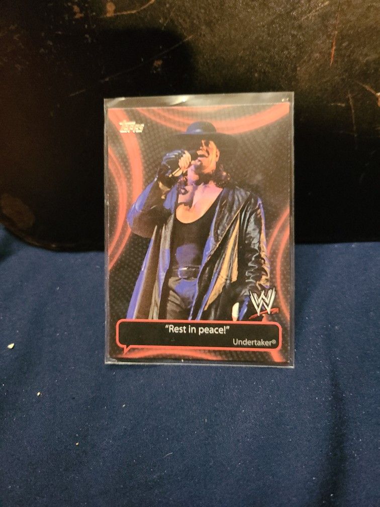 Topps 2011 Undertaker "Quotes" Card