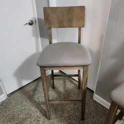 Bar Height Stools Wood/fabric (4 Avail)