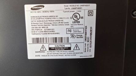 Samsung 65" TV