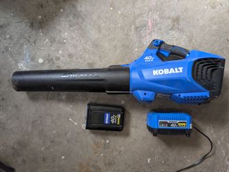 Kobalt 40v leaf blower with battery and charger