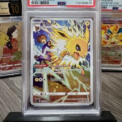 ◓Jolteon 193/184 CHR VMAX Climax 2021 - Pokémon Thai Holo Character Rare PSA 10◓