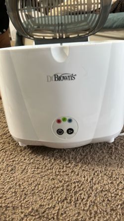 Dr. Brown's Deluxe Electric Sterilizer for Baby Bottles, Nipples, & Other Baby Essentials, BPA Free
