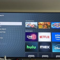 65” Inch Roku Smart TV (No Remote included