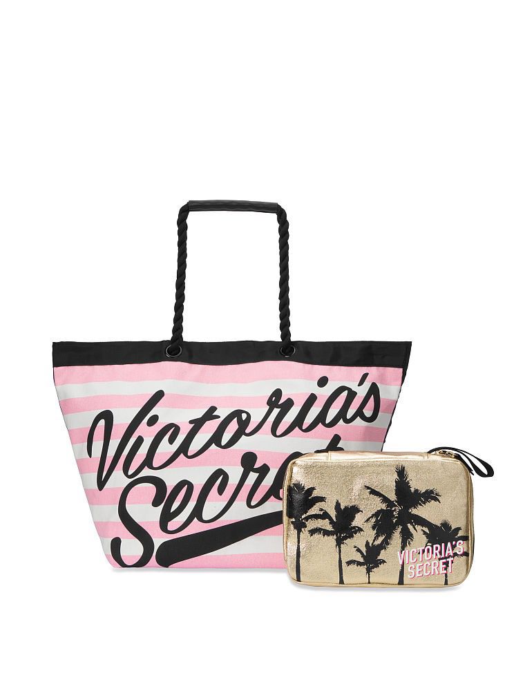 Victoria’s Secret tote & Travel case bag $39 New with tags