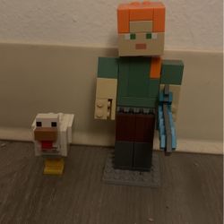 Alex And Chicken Minecraft Lego