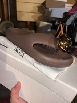 Loewe Slide Sandal with Gold Sphere size 9-9.5