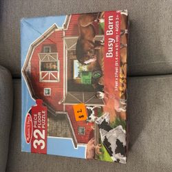 Melissa & Doug Puzzle Busy Farm 32pcs - Complete