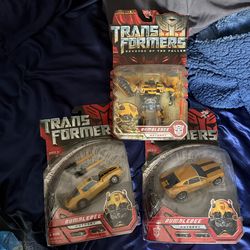 Old Transformers bumblebee toys