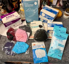 Bulk Lot Brand New KN95 & KF94 Face Masks - Sealed Boxes & Packs COVID multi-Use