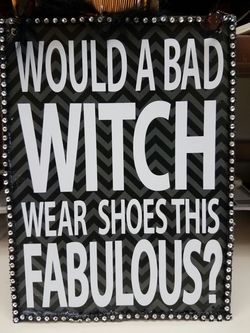 Halloween Sign...perfect for a Wreath.