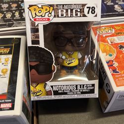 Notorious BIG With Jersey Funko Pop