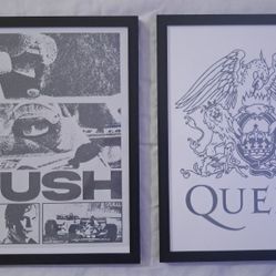 11×14 Inch Franed Band Posters $40 Each 