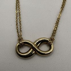 14k Infinity Necklace