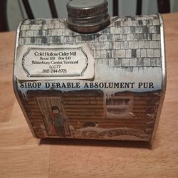 antique sirop can