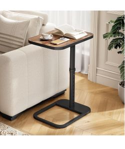 Kitstorack Upgraded TV Tray Table with Panel Lock, 90° Flip-Over Design & Adjust