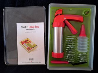 New Kuhn Rikon Cookie Press Set
