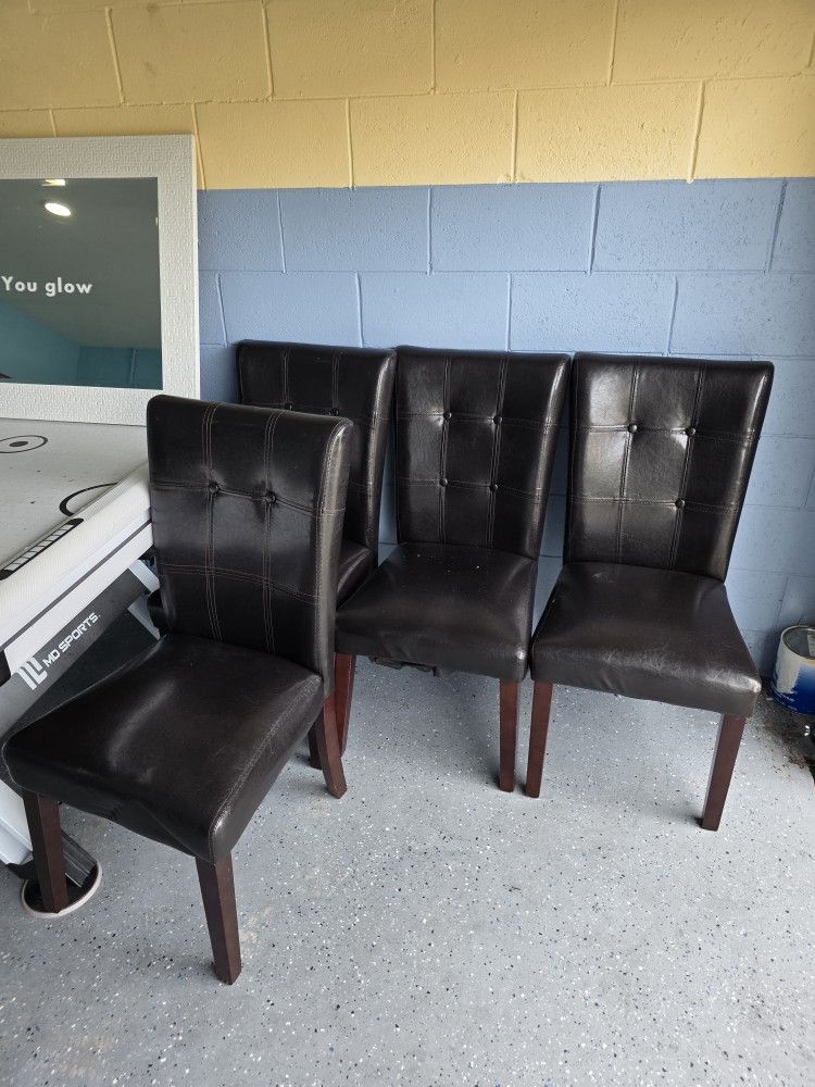 Four Dinner Table Chairs For Sale