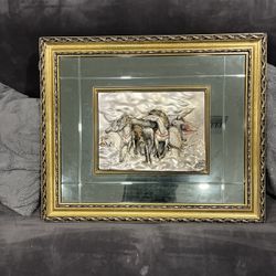 Artistic Sculpture Bordon Horses 