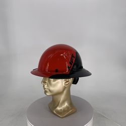 LIFT DAX Fiber Resin Full Brim Hard Hat (50/50 Gloss Red/Black) / HDF50-20RD 