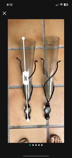 Iron/Glass Wall decor Indoor/Outdoor