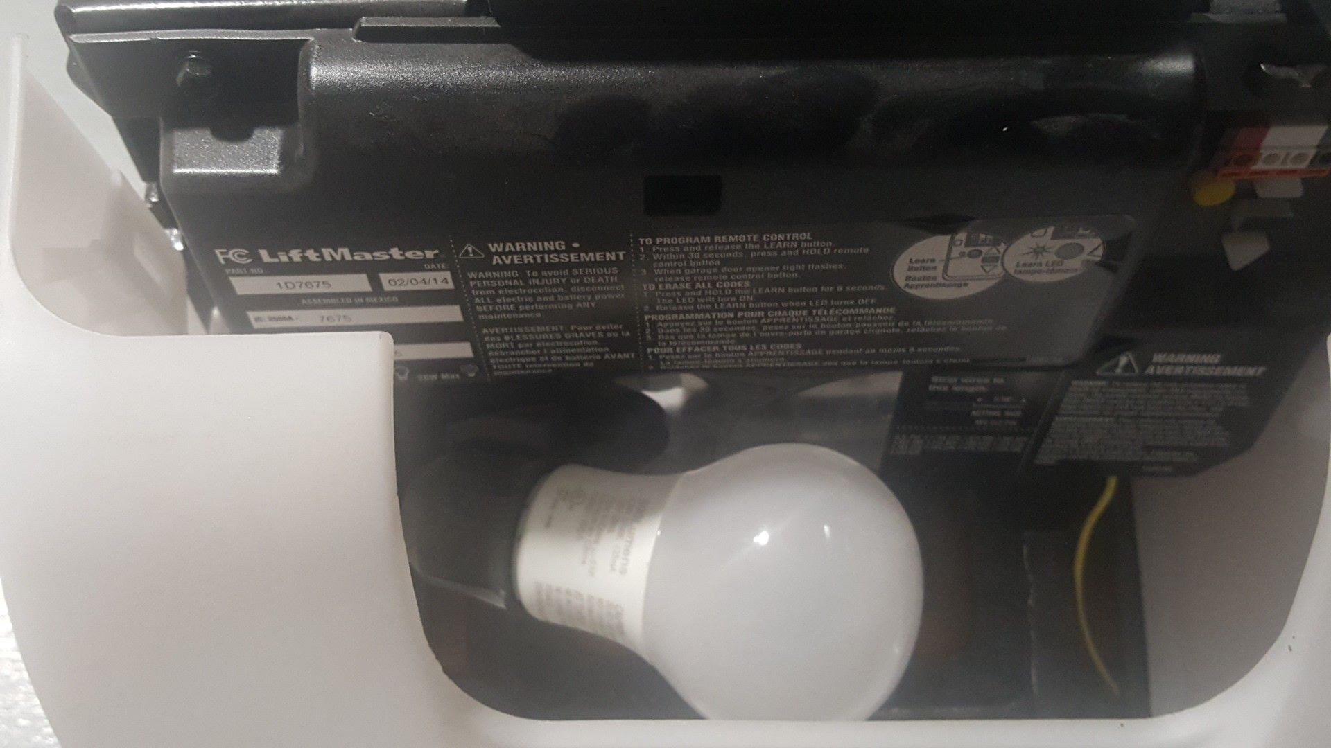 LiftMaster Model 1D7675