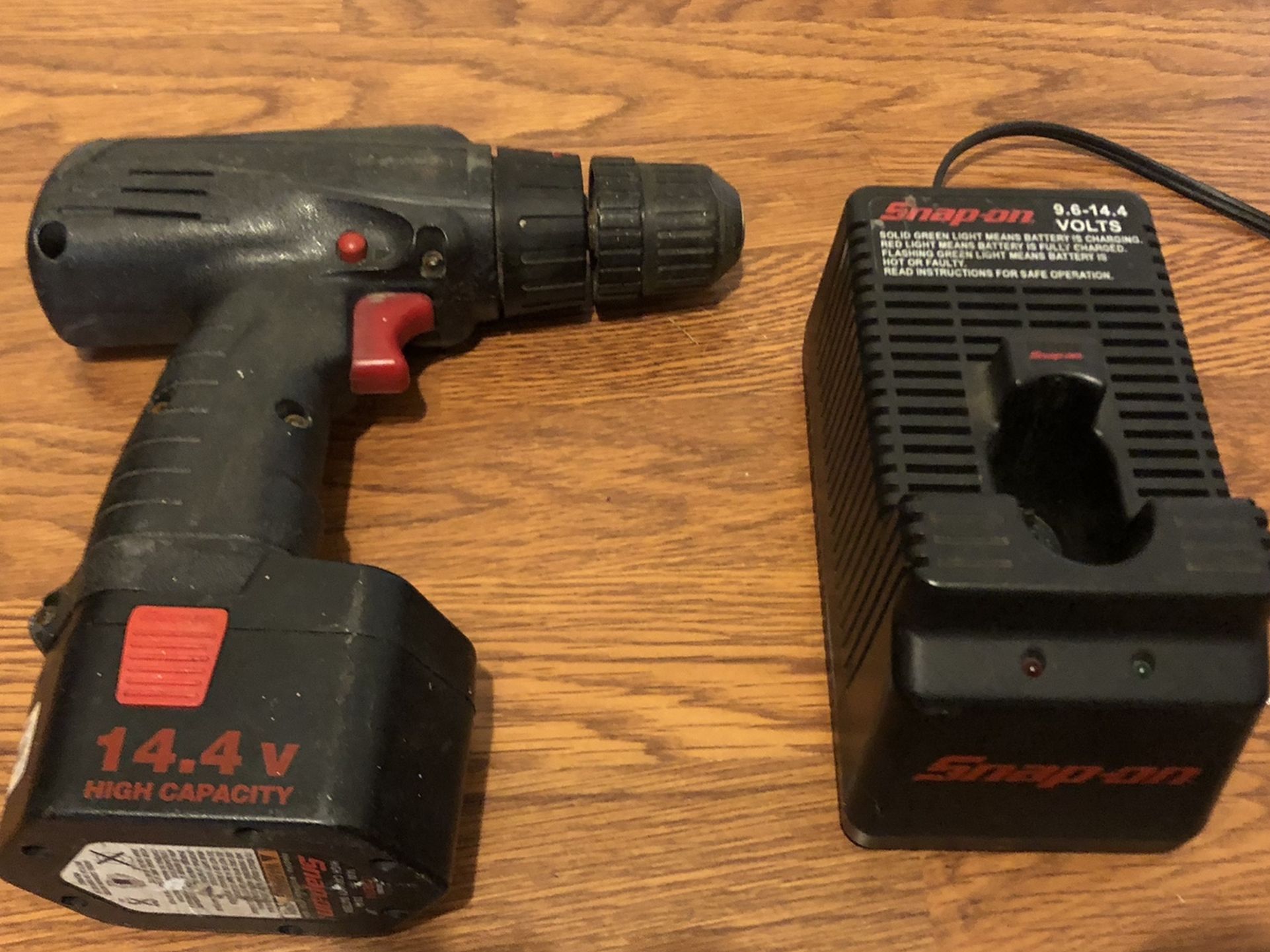 snap on cordless refurbished battery w/ charger