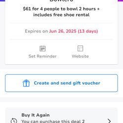 Bolero Bowling Tickets
