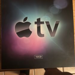 Apple tv in box 160 gb used with remote