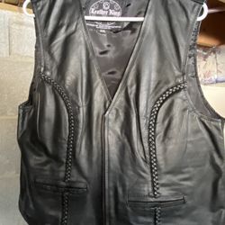 Women’s Leather Vest XX Large