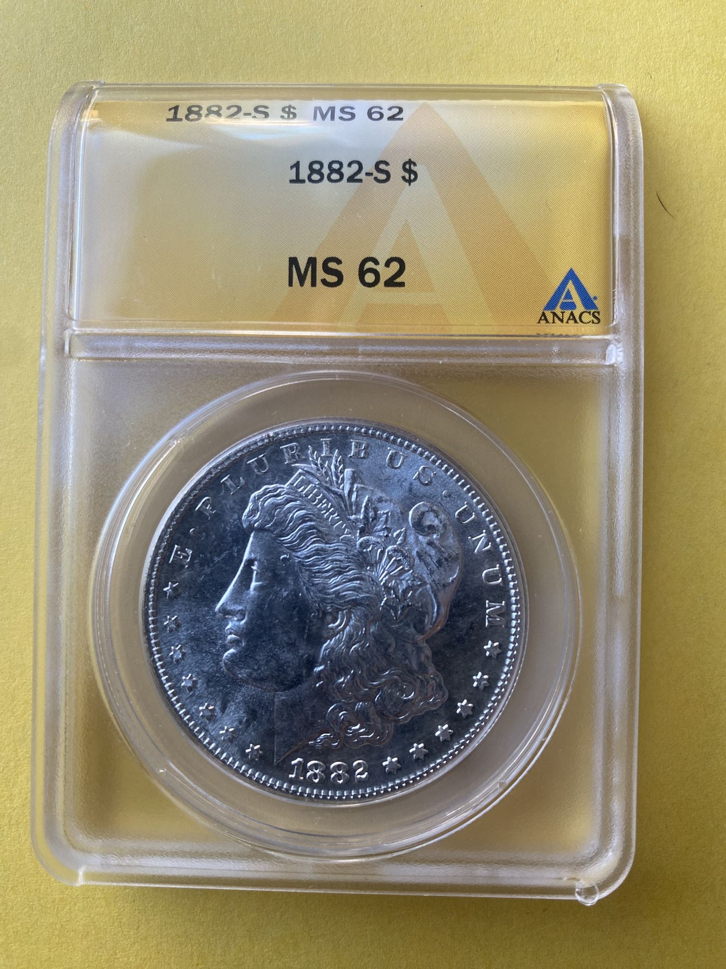 Silver 1882-S Morgan Dollar