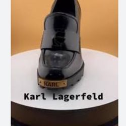 Karl Lagerfeld Paris Virna Black High Heel
