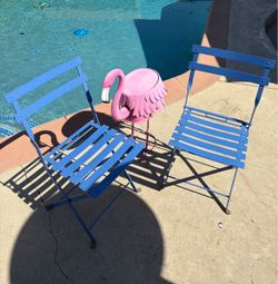 Metal Folding Bistro Chair